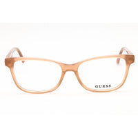 Guess Unisex Eyeglasses - Acetate Shiny Beige Rectangular Frame, 52mm | GU2943 057 ,