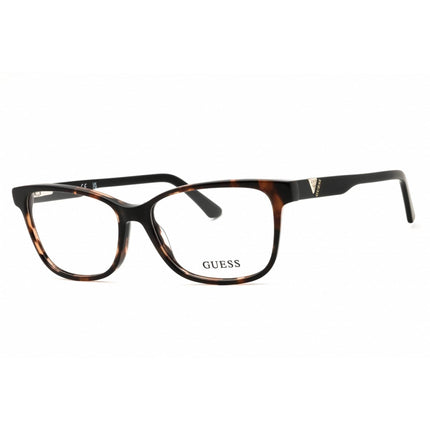 Guess Unisex Eyeglasses - Acetate Dark Havana Full Rim Rectangular Frame | GU2943 052 ,
