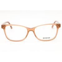 Guess Unisex Eyeglasses - Acetate Shiny Beige Rectangular Frame, 54mm | GU2943 057 ,