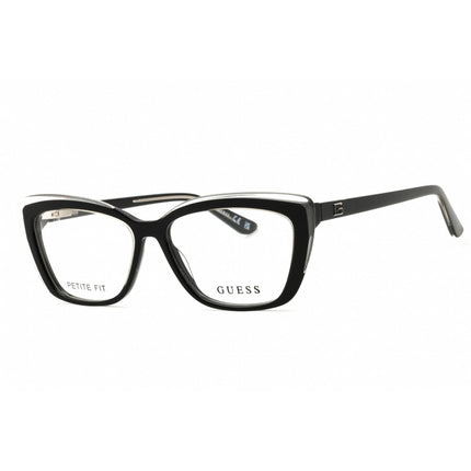 Guess Unisex Eyeglasses - Acetate Black Full Rim Cat Eye Shape Frame | GU2977 005 ,
