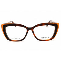 Guess Unisex Eyeglasses - Acetate Dark Havana Full Rim Cat Eye Frame | GU2977 052 ,