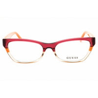 Guess Unisex Eyeglasses - Metal Orange Full Rim Cat Eye Shape Frame | GU2979 044 ,