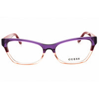 Guess Unisex Eyeglasses - Metal Bordeaux Full Rim Cat Eye Shape Frame | GU2979 071 ,