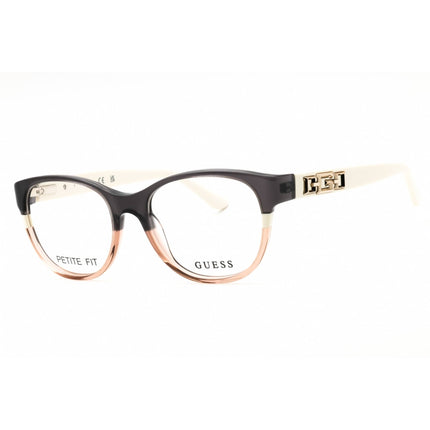 Guess Unisex Eyeglasses - Acetate Grey Full Rim Oval Shape Frame, 50mm | GU2980 020 ,