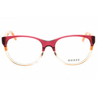 Guess Unisex Eyeglasses - Acetate Orange Full Rim Clear Lens Oval Frame | GU2980 044 ,