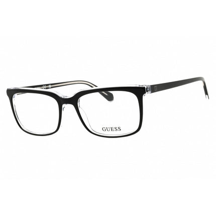 Guess Unisex Eyeglasses - Acetate Black Full Rim Rectangular Shape Frame | GU50063 005 ,