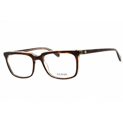 Guess Unisex Eyeglasses - Acetate Havana Full Rim Rectangular, 56mm | GU50063 056 ,