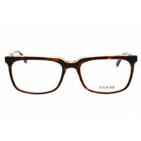 Guess Unisex Eyeglasses - Acetate Havana Full Rim Rectangular, 56mm | GU50063 056 ,