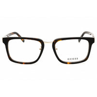 Guess Unisex Eyeglasses - Acetate Dark Havana Rectangular Shape Frame | GU50088-D 052 ,