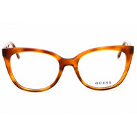 Guess Unisex Eyeglasses - Acetate Blonde Havana Full Rim Cat Eye Frame | GU50114 053 ,