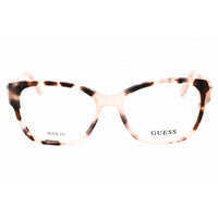 Guess Unisex Eyeglasses - Acetate Colored Havana Full Rim Cat Eye Frame | GU50120 055 ,