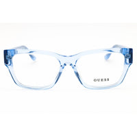 Guess Unisex Eyeglasses - Acetate Shiny Light Blue Full Rim Rectangular | GU50126 084 ,