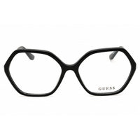 Guess Unisex Eyeglasses - Acetate Shiny Black Full Rim Irregular Frame | GU50149 001 ,