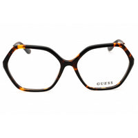 Guess Unisex Eyeglasses - Acetate Dark Havana Full Rim Irregular Frame | GU50149 052 ,