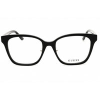 Guess Unisex Eyeglasses - Acetate Shiny Black Rectangular Shape Frame | GU50153-D 001 ,