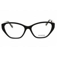 Guess Unisex Eyeglasses - Shiny Black Full Rim Cat Eye Shape Frame, 53mm | GU50162 001 ,