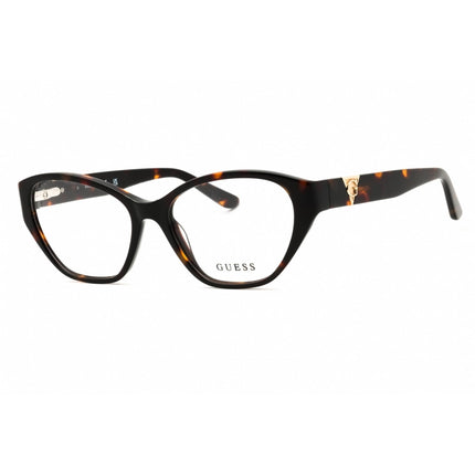 Guess Unisex Eyeglasses - Acetate Dark Havana Full Rim Cat Eye, 53mm | GU50162 052 ,