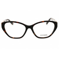 Guess Unisex Eyeglasses - Acetate Dark Havana Full Rim Cat Eye, 53mm | GU50162 052 ,