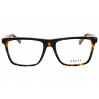 Guess Unisex Eyeglasses - Acetate Dark Havana Full Rim Rectangular Frame | GU50186 052 ,