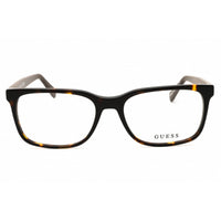 Guess Unisex Eyeglasses - Acetate Dark Havana Full Rim Rectangular Frame | GU50187 052 ,