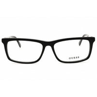 Guess Unisex Eyeglasses - Acetate Shiny Black Full Rim Rectangular Frame | GU50190 001 ,