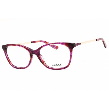 Guess Unisex Eyeglasses - Acetate Violet Full Rim Rectangular Frame | GU50194 083 ,