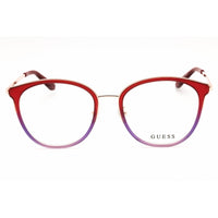 Guess Unisex Eyeglasses - Acetate Pink Full Rim Round Shape Frame | GU50201-D 074 ,