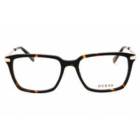 Guess Unisex Eyeglasses - Acetate Dark Havana Rectangular Shape Frame | GU50206-D 052 ,