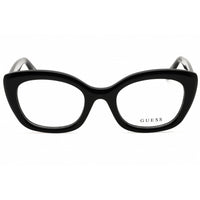 Guess Unisex Eyeglasses - Acetate Shiny Black Full Rim Cat Eye Frame | GU50225 001 ,