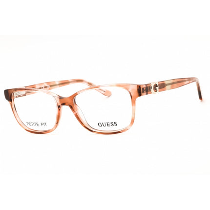 Guess Unisex Eyeglasses - Acetate Beige Full Rim Rectangular Shape Frame | GU50227 059 ,