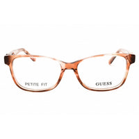 Guess Unisex Eyeglasses - Acetate Beige Full Rim Rectangular Shape Frame | GU50227 059 ,