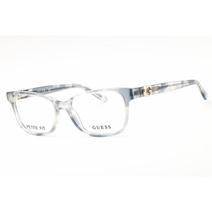 Guess Unisex Eyeglasses - Acetate Blue Full Rim Rectangular Frame, 50mm | GU50227 092 ,