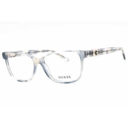 Guess Unisex Eyeglasses - Acetate Blue Full Rim Rectangular Frame, 54mm| GU50227 092 ,