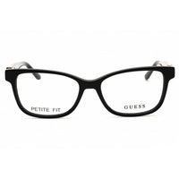 Guess Unisex Eyeglasses - Acetate Shiny Black Full Rim Rectangular Frame | GU50227 001 ,