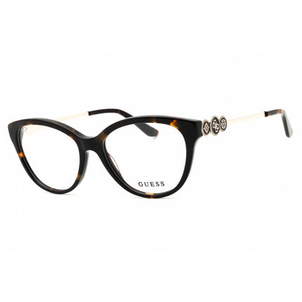 Guess Unisex Eyeglasses - Acetate Dark Havana Full Rim Cat Eye, 53mm | GU50230 052 ,