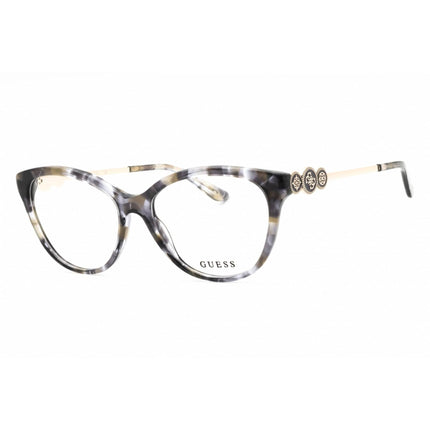 Guess Unisex Eyeglasses - Acetate Grey Full Rim Cat Eye Frame, 55mm | GU50230 020 ,
