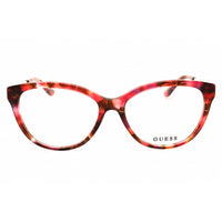 Guess Unisex Eyeglasses - Acetate Red Full Rim Cat Eye Shape Frame, 55mm | GU50230 068 ,