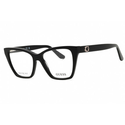 Guess Unisex Eyeglasses - Acetate Shiny Black Full Rim Cat Eye, 50mm | GU50235 001 ,