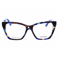 Guess Unisex Eyeglasses - Acetate Blue Full Rim Cat Eye Shape Frame | GU50235 092 ,