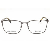 Guess Unisex Eyeglasses - Matte Gunmetal Rectangular Shape Frame, 58mm| GU50243 009 ,