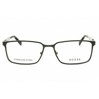 Guess Unisex Eyeglasses - Metal Matte Dark Green Full Rim Frame, 55mm | GU50244 097 ,