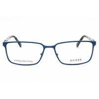 Guess Unisex Eyeglasses - Matte Blue Full Rim Rectangular Frame, 55mm | GU50244 091 ,
