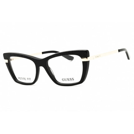 Guess Unisex Eyeglasses - Acetate Shiny Black Full Rim Cat Eye Frame | GU50246 001 ,