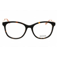 Guess Unisex Eyeglasses - Acetate Dark Havana Full Rim Oval Frame | GU50255-D 052 ,