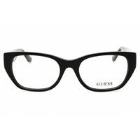 Guess Unisex Eyeglasses - Acetate Shiny Black Full Rim Rectangular Frame | GU50304 001 ,