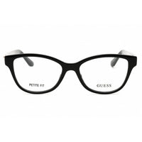 Guess Unisex Eyeglasses - Acetate Shiny Black Full Rim Rectangular Frame | GU50307 001 ,