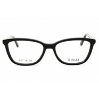 Guess Unisex Eyeglasses - Acetate Shiny Black Rectangular Frame, 49mm | GU50310 001 ,