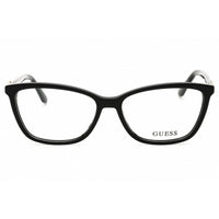 Guess Unisex Eyeglasses - Acetate Shiny Black Rectangular Frame, 54mm | GU50310 001 ,