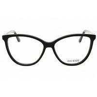 Guess Unisex Eyeglasses - Acetate Shiny Black Full Rim Cat Eye Frame | GU50311 001 ,
