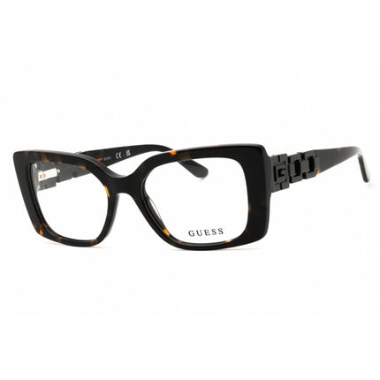 Guess Unisex Eyeglasses - Acetate Dark Havana Full Rim Rectangular Frame | GU50322 052 ,